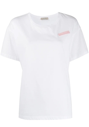Nina Ricci boxy logo patch T-shirt - White
