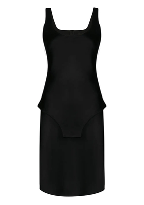 Bevza panelled short dress - Black