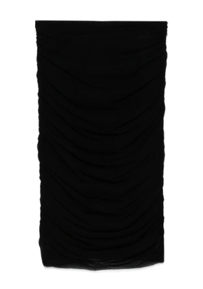 Federica Tosi ruched mini skirt - Black