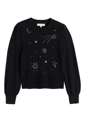 Chinti & Parker constellation star sweater - Black