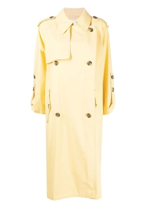 3.1 Phillip Lim double-breasted belted-waist coat - Yellow