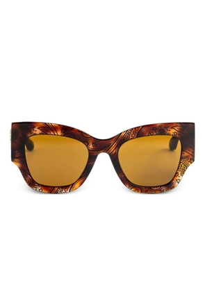 ETRO cat-eye frame sunglasses - Brown