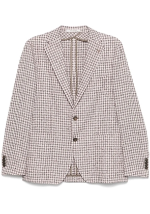 Tagliatore check-pattern blazer - Pink