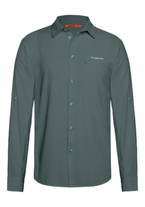TRANGOWORLD Vignemale DF long-sleeve button-fastening shirt - Green