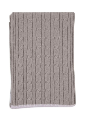 Eleventy cable knit scarf - Neutrals