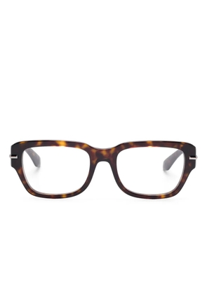 Dolce & Gabbana Eyewear rectangle-frame glasses - Brown