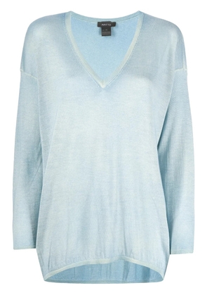 Avant Toi fine knit jumper - Blue