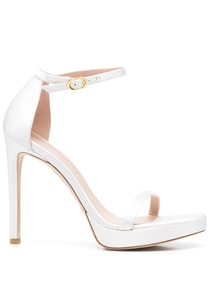 Stuart Weitzman Nudist Disco 130mm sandals - White
