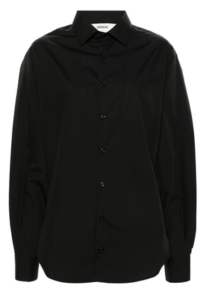 BETTTER asymmetric poplin shirt - Black