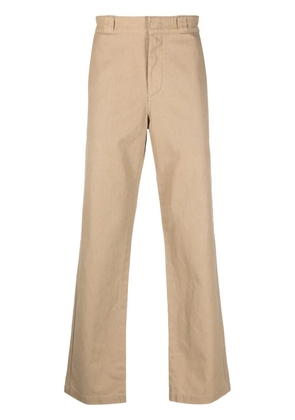 ASPESI high-waisted straight-leg trousers - Neutrals