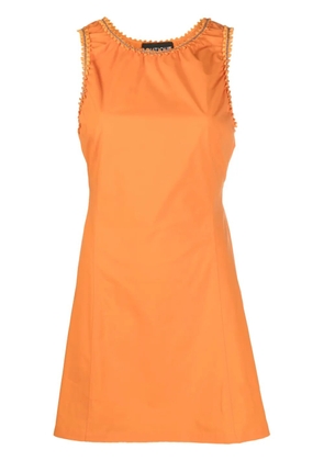 Boutique Moschino sleeveless cotton mini dress - Orange