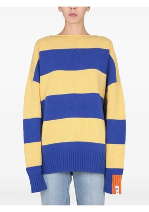 RIGHT FOR striped sweater - Yellow