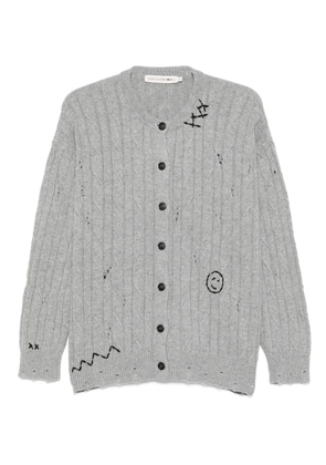 Joshua Sanders cable-knit cardigan - Grey