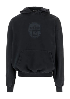 CULTURA graphic hooded sweatshirt - Black