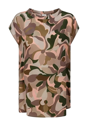 ASPESI abstract-print blouse - Brown