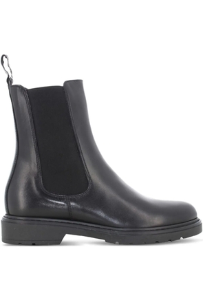 NERO GIARDINI elastic-panel chelsea boots - Black