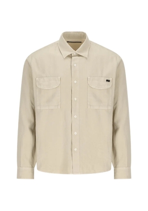 Massimo Osti Studio flap-pocket shirt - Neutrals