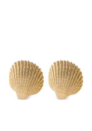 Federica Tosi shell-motif earrings - Gold