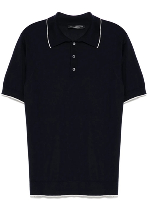 Brett Johnson short-sleeve polo shirt - Blue