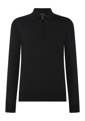 Belstaff Kyle half-zip long-sleeve polo shirt - Black