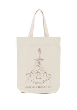 CHATEAU ORLANDO Fountain shoulder bag - Neutrals