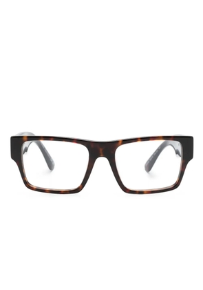 Prada Eyewear rectangle-frame glasses - Brown