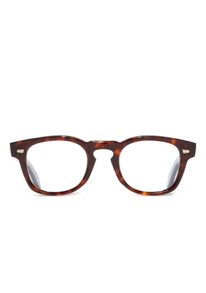 Cutler & Gross tortoiseshell-effect glasses - Red