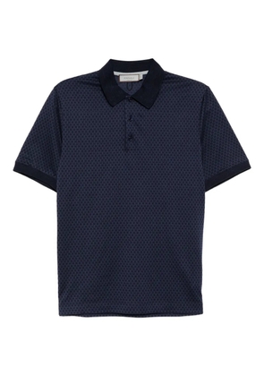 Canali cotton polo shirt - Blue