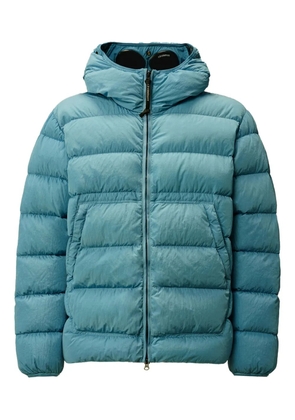 C.P. Company goggle-hood down jacket - Blue