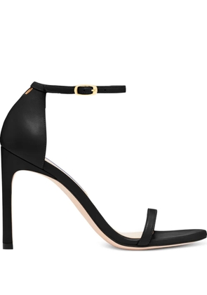 Stuart Weitzman 105mm leather sandals - Black