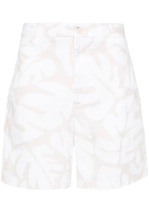 BOSS Karlos floral-print chino shorts - Neutrals