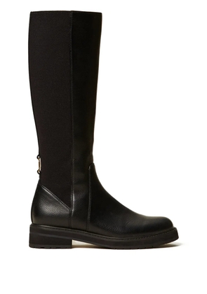 TWINSET elastic-back high boots - Black