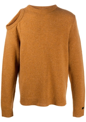 Aries cut-out knitted jumper - Orange