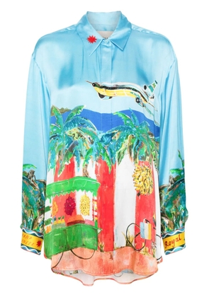 ALEMAIS x Adam Lester All Aboard shirt - Blue