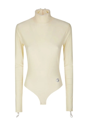 Coperni high-neck long-sleeve bodysuit - Yellow