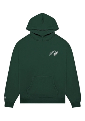 Malbon Golf slasher-monster cotton hoodie - Green