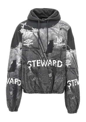 UMBRO graphic-print long-sleeves hoodie - Grey