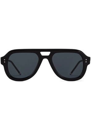 Thom Browne Eyewear pilot-frame sunglasses - Black