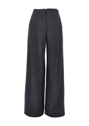 Emporio Armani check-pattern trousers - Grey