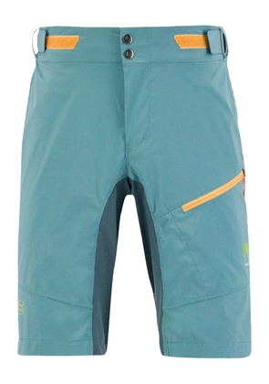 KARPOS Val Viola panelled zip shorts - Blue