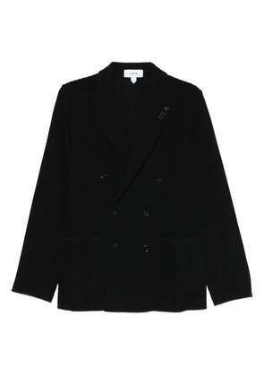 Lardini double-breasted jacket - Black