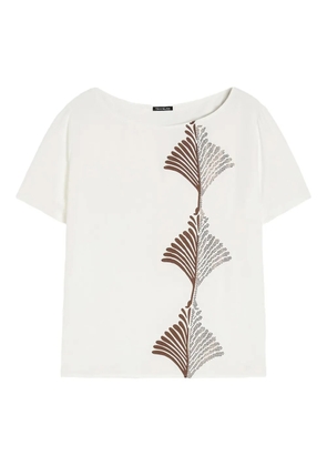 Pennyblack embellished-leaf T-shirt - White
