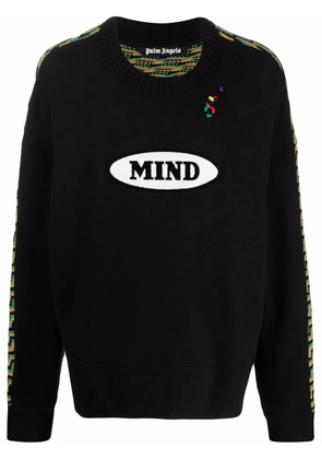 Palm Angels x Missoni patch-detail crew-neck jumper - Black