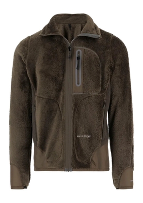 and Wander zipped fleece jacket - Green
