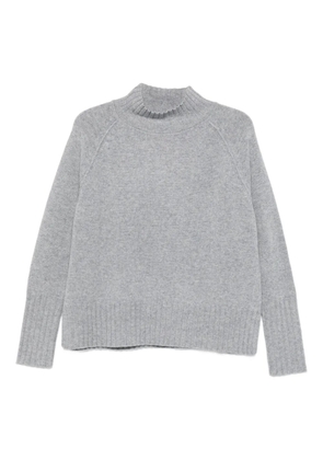 BeYou high-neck long-sleeve sweater - Grey