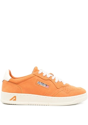 Autry Medalist leather sneakers - Orange