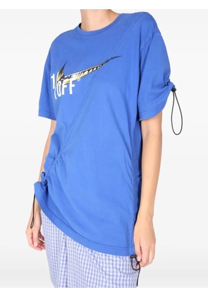 1/OFF drawstring dress - Blue