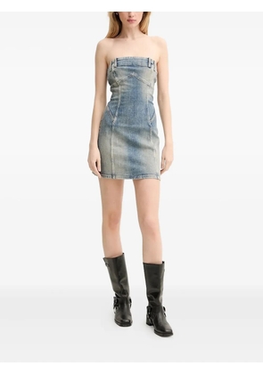 Miss Sixty strapless denim dress - Blue