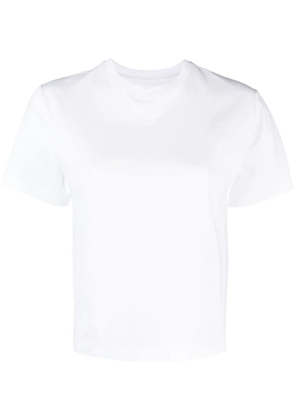 ARMARIUM short-sleeved cotton cropped T-shirt - White