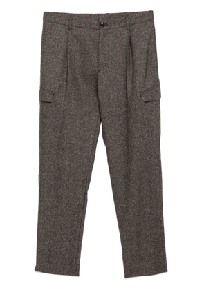 Tagliatore tapered pants - Brown